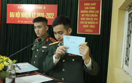 TIỂU ĐOÀN 1 TỔ CHỨC ĐẠI HỘI LÀM TRƯỚC CẤP CHI BỘ  TRỰC THUỘC CƠ SỞ ĐỂ RÚT KINH NGHIỆM