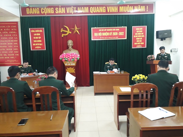 CHI BỘ LỚP NGHIÊN CỨU SINH  TỔ CHỨC ĐẠI HỘI CHI BỘ ĐIỂM