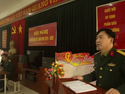 TIỂU ĐOÀN 5 TỔ CHỨC HỘI NGHỊ SƠ KẾT HỌC KỲ I NĂM HỌC 2019 – 2020