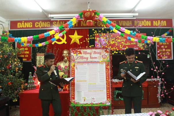 TIỂU ĐOÀN 2 TỔ CHỨC HỘI THI BÌNH BÁO XUÂN NHÂN DỊP TẾT NGUYÊN ĐÁN CANH TÝ 2020