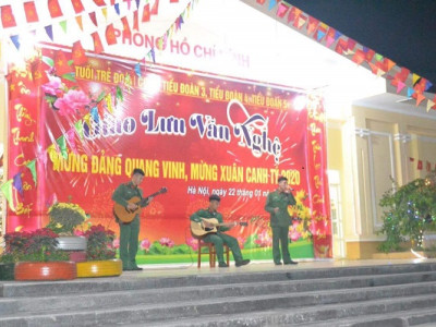 HỌC VIỆN HẬU CẦN TỔ CHỨC ĐÊM GIAO LƯU VĂN NGHỆ “MỪNG ĐẢNG QUANG VINH, MỪNG XUÂN CANH TÝ 2020”