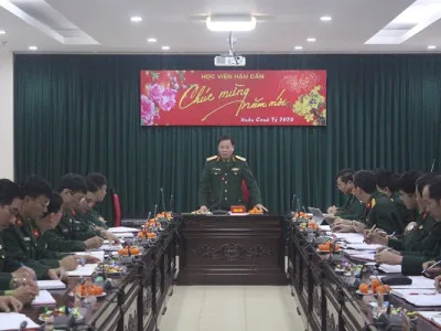 THỦ TRƯỞNG HỌC VIỆN GIAO NHIỆM VỤ, CHÚC TẾT CANH TÝ 2020 CÁC CƠ QUAN, ĐƠN VỊ