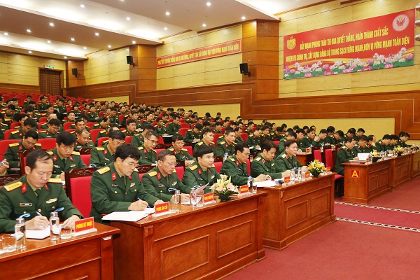 HỘI NGHỊ QUÁN TRIỆT NGHỊ QUYẾT QUÂN ỦY TRUNG ƯƠNG, NGHỊ QUYẾT VÀ CHỈ THỊ BỔ SUNG NHIỆM VỤ NĂM HỌC 2019-2020