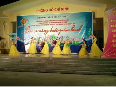 Chương trình nghệ thuật chào mừng kỷ niệm 30 năm Ngày Hội QPTD, 75 năm Ngày thành lập QĐND Việt Nam