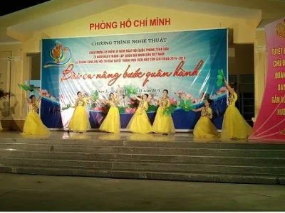 Chương trình nghệ thuật chào mừng kỷ niệm 30 năm Ngày Hội QPTD, 75 năm Ngày thành lập QĐND Việt Nam