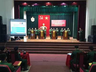 Tiểu đoàn 2 Tổ chức Hội thi tuyên truyền  phổ biến giáo dục pháp luật