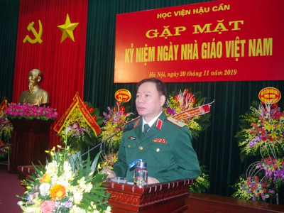 HỌC VIỆN HẬU CẦN  GẶP MẶT KỶ NIỆM NGÀY NHÀ GIÁO VIỆT NAM