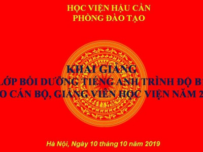 Nâng cao trình độ ngoại ngữ cho cán bộ, giáo viên