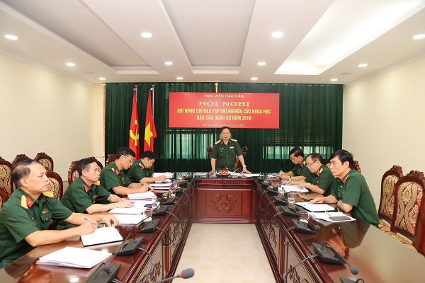 HỘI NGHỊ HỘI ĐỒNG CHỈ ĐẠO TẠP CHÍ NGHIÊN CỨU KHOA HỌC HẬU CẦN QUÂN SỰ NĂM 2019