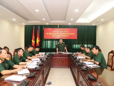 HỘI NGHỊ HỘI ĐỒNG CHỈ ĐẠO TẠP CHÍ NGHIÊN CỨU KHOA HỌC HẬU CẦN QUÂN SỰ NĂM 2019