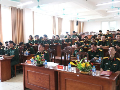 HỌC VIỆN HẬU CẦN  TỔ CHỨC BẾ GIẢNG LỚP BỒI DƯỠNG CHUYÊN NGÀNH VÀ BỒI DƯỠNG NGOẠI NGỮ CHO CÁN BỘ, GIÁO VIÊN