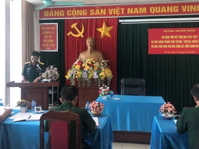KHOA QUÂN NHU TỔNG KẾT NĂM HỌC 2018 - 2019