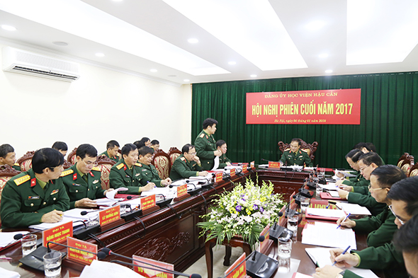 HỌC VIỆN HẬU CẦN TỔ CHỨC QUÁN TRIỆT  ĐẦU KHÓA CHO HỌC VIÊN KHÓA 25