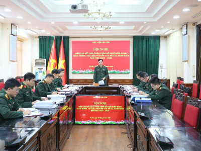 TỪ THẨM ĐỊNH ĐẾN TRIỂN KHAI: CHUẨN HÓA GIÁO TRÌNH, NÂNG TẦM NGHIÊN CỨU KHOA HỌC Ở HỌC VIỆN HẬU CẦN