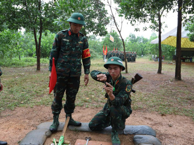 PHÒNG HẬU CẦN - KỸ THUẬT LÀM TỐT CÔNG TÁC BẢO ĐẢM QUÂN KHÍ PHỤC VỤ KIỂM TRA CHẮP NỐI ĐỒ DÙNG GÂY NỔ, DÙNG LƯỢNG NỔ ĐÁNH PHÁ MỤC TIÊU