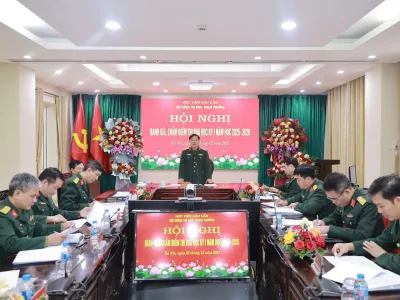 HỘI ĐỒNG THI ĐUA - KHEN THƯỞNG HỌC VIỆN HẬU CẦN ĐÁNH GIÁ, CHẤM ĐIỂM THI ĐUA HỌC KỲ I NĂM HỌC 2025 - 2026