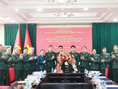 HỌC VIỆN HẬU CẦN: PHÁT TRIỂN LÝ LUẬN BẢO ĐẢM HẬU CẦN CHIẾN DỊCH PHÒNG NGỰ TRONG CHIẾN TRANH BẢO VỆ TỔ QUỐC
