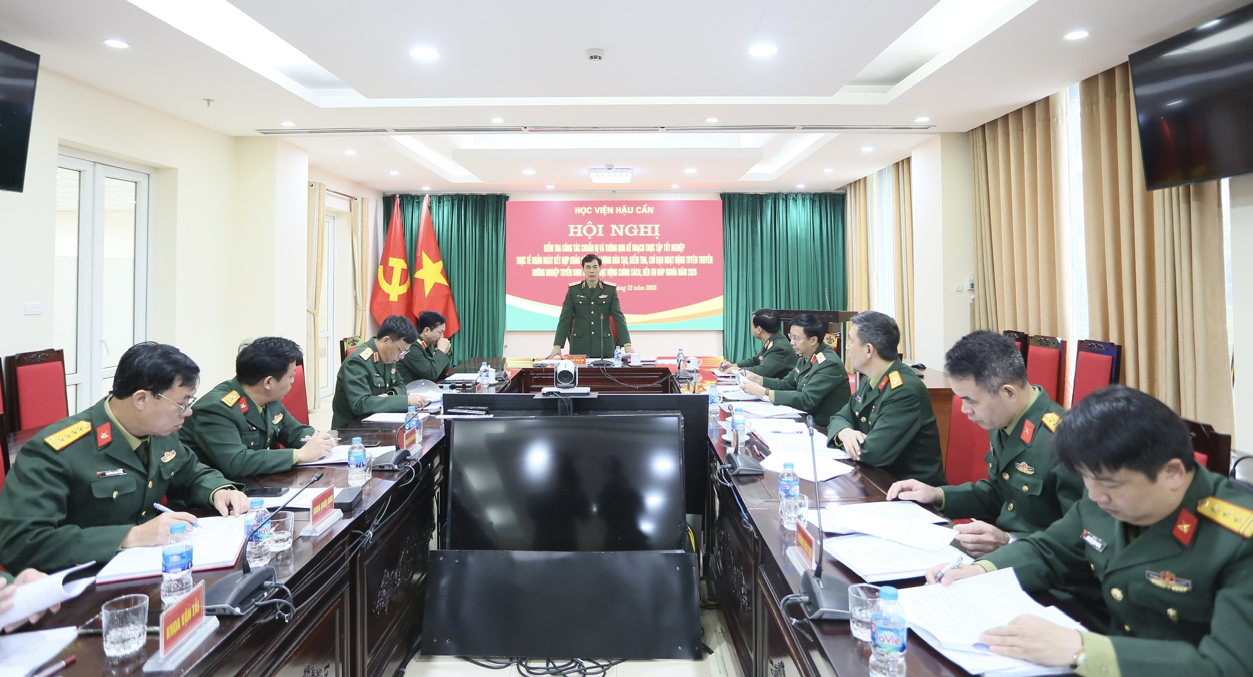 HỌC VIỆN HẬU CẦN KIỂM TRA CÔNG TÁC CHUẨN BỊ, THÔNG QUA KẾ HOẠCH THỰC TẬP TỐT NGHIỆP, THỰC TẾ NGẮN NGÀY NĂM HỌC 2025 – 2026