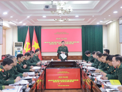 HỌC VIỆN HẬU CẦN TỔ CHỨC HỘI NGHỊ CÔNG BỐ KẾT LUẬN  KIỂM TRA CHUYÊN ĐỀ VỀ HOẠT ĐỘNG CHUYÊN MÔN  NĂM HỌC 2025 – 2026 CỦA CÁC KHOA GIÁO VIÊN