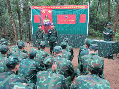 GIỮA THAO TRƯỜNG ĐỎ LỬA,  NHỮNG LỜI THỀ SON SẮT VỚI ĐẢNG VẪN VỌNG VANG