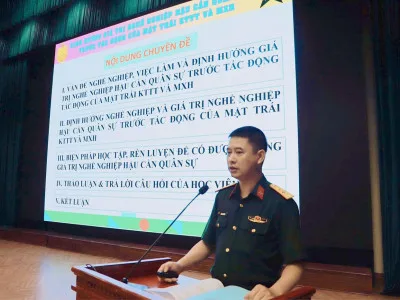 ĐỊNH HƯỚNG GIÁ TRỊ NGHỀ NGHIỆP CHO HỌC VIÊN TRƯỚC TÁC ĐỘNG CỦA MẶT TRÁI KINH TẾ THỊ TRƯỜNG VÀ MẠNG XÃ HỘI