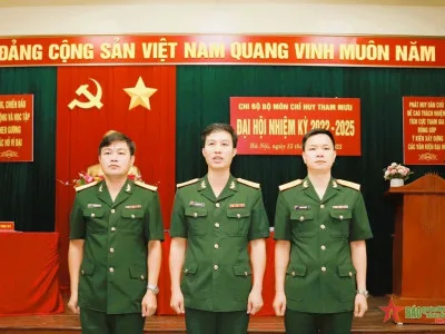 HỌC VIỆN HẬU CẦN CHỈ ĐẠO ĐẠI HỘI CHI BỘ LÀM TRƯỚC ĐỂ RÚT KINH NGHIỆM​