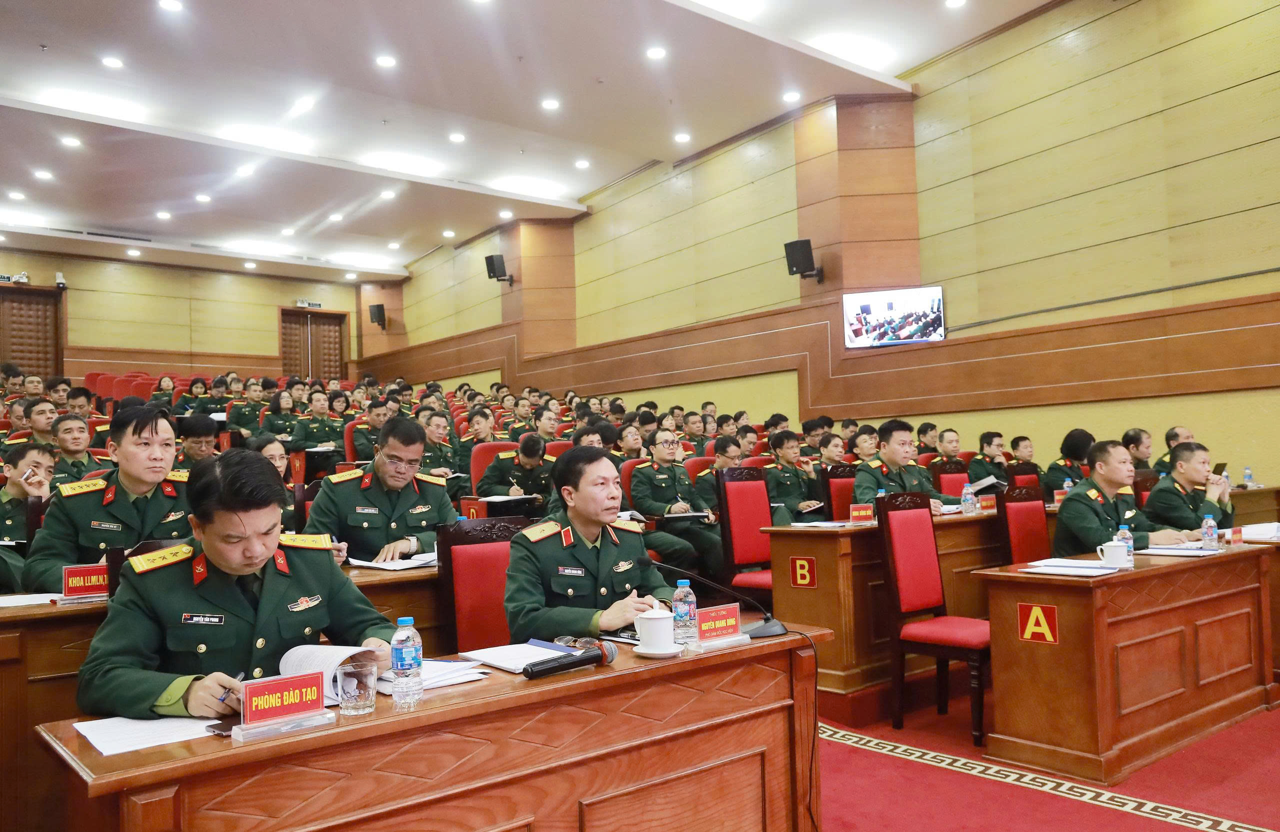 BÁM SÁT CHUẨN ĐẦU RA: CHÌA KHÓA NÂNG CAO CHẤT LƯỢNG ĐÀO TẠO TẠI KHOA CHỈ HUY HẬU CẦN