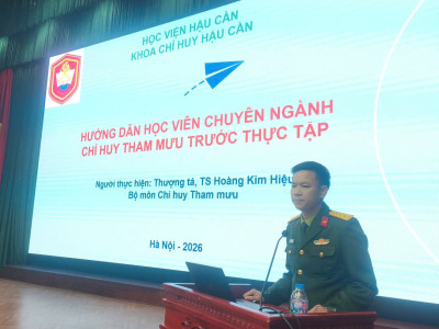 TIỂU ĐOÀN 3 HƯỚNG DẪN HỌC VIÊN CHỈ HUY THAM MƯU VỮNG VÀNG BƯỚC VÀO THỰC TẬP CUỐI KHÓA