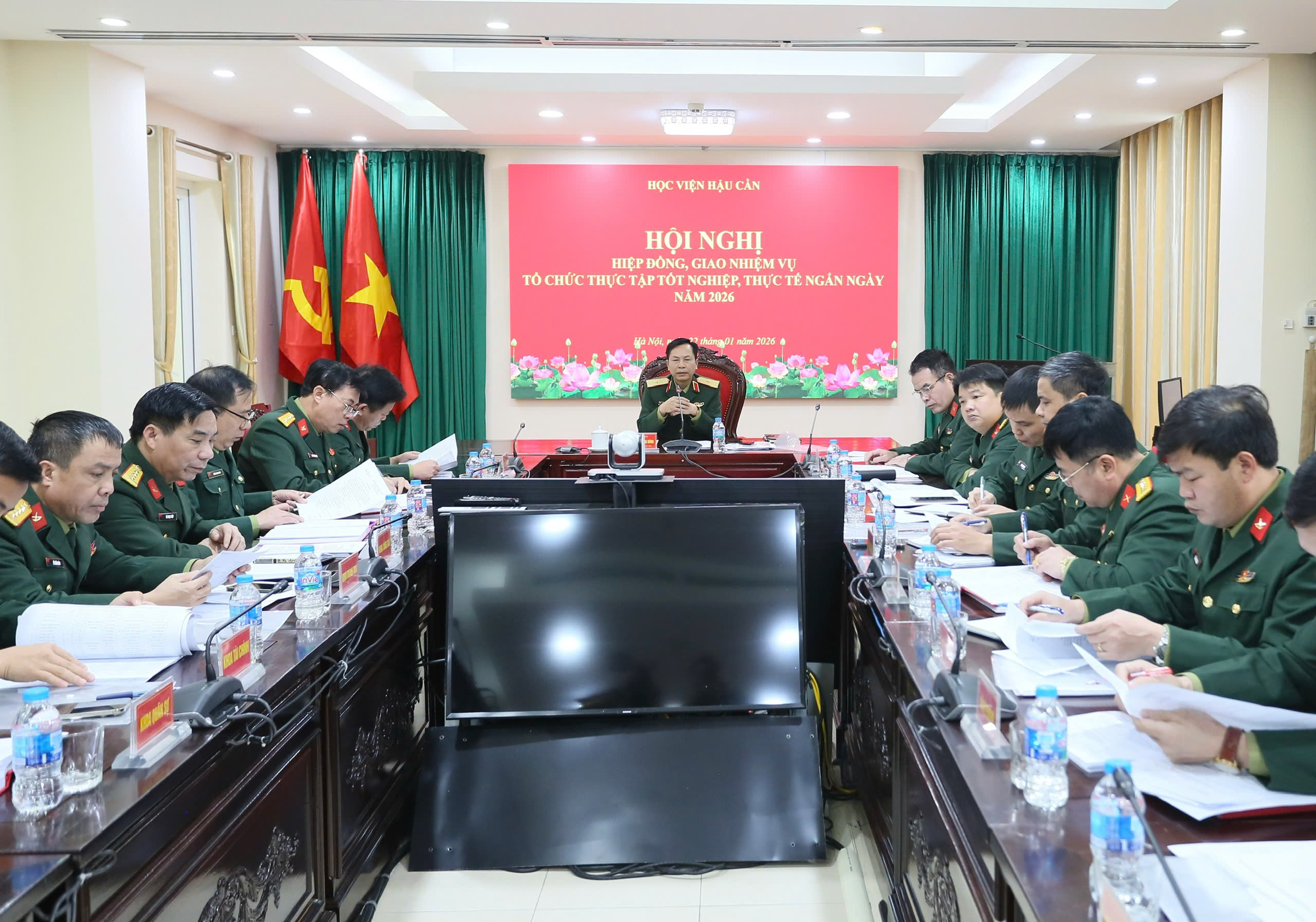 HỌC VIỆN HẬU CẦN GIAO NHIỆM VỤ, HIỆP ĐỒNG TỔ CHỨC THỰC TẬP, THỰC TẾ NĂM HỌC 2025 - 2026