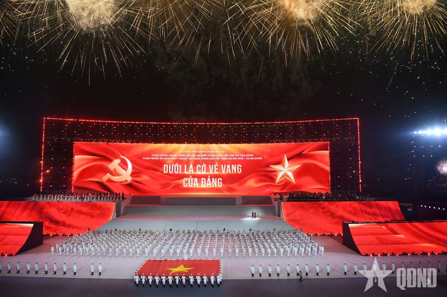 HỌC VIỆN HẬU CẦN TRONG CHƯƠNG TRÌNH NGHỆ THUẬT “DƯỚI LÁ CỜ VẺ VANG CỦA ĐẢNG”