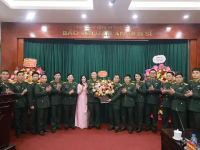 HỌC VIỆN HẬU CẦN TỔ CHỨC BẢO VỆ LUẬN ÁN TIẾN SĨ VỀ HOÀN THIỆN QUY HOẠCH HỆ THỐNG CĂN CỨ HẬU CẦN - KỸ THUẬT