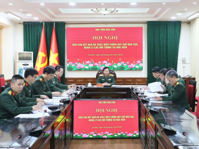 HỌC VIỆN HẬU CẦN QUYẾT LIỆT ĐỔI MỚI NÂNG CAO CHẤT LƯỢNG ĐÀO TẠO CÁC ĐỐI TƯỢNG