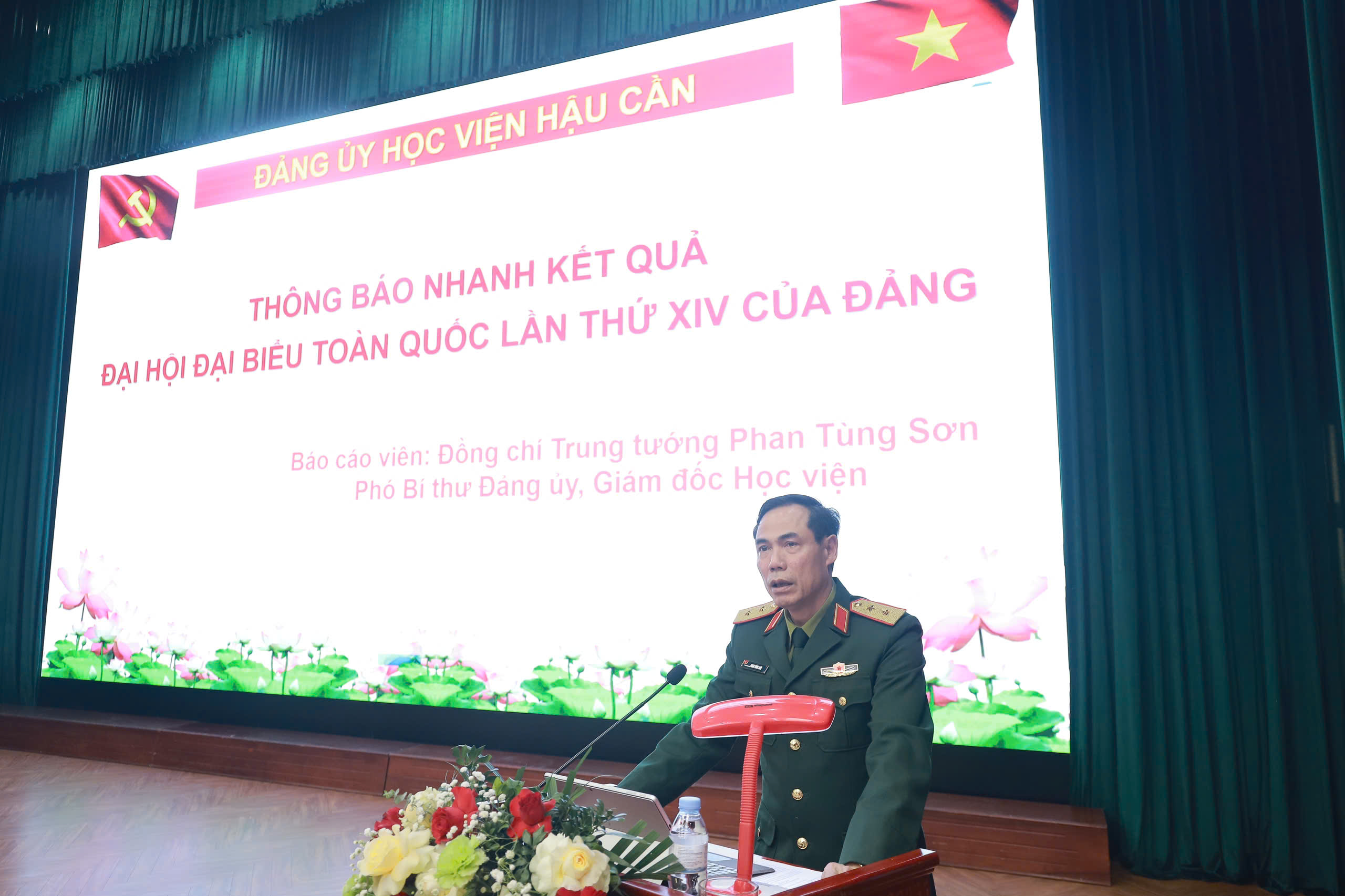 HỌC VIỆN HẬU CẦN ĐƯA TINH THẦN ĐẠI HỘI XIV CỦA ĐẢNG VÀO THỰC TIỄN