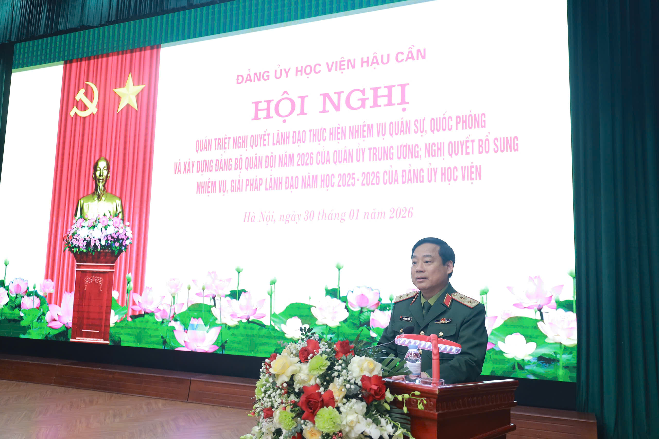 TỪ NGHỊ QUYẾT ĐẾN HÀNH ĐỘNG: HỌC VIỆN HẬU CẦN ĐỘT PHÁ NÂNG CAO NĂNG LỰC LÃNH ĐẠO, THỰC HIỆN THẮNG LỢI NHIỆM VỤ NĂM 2026