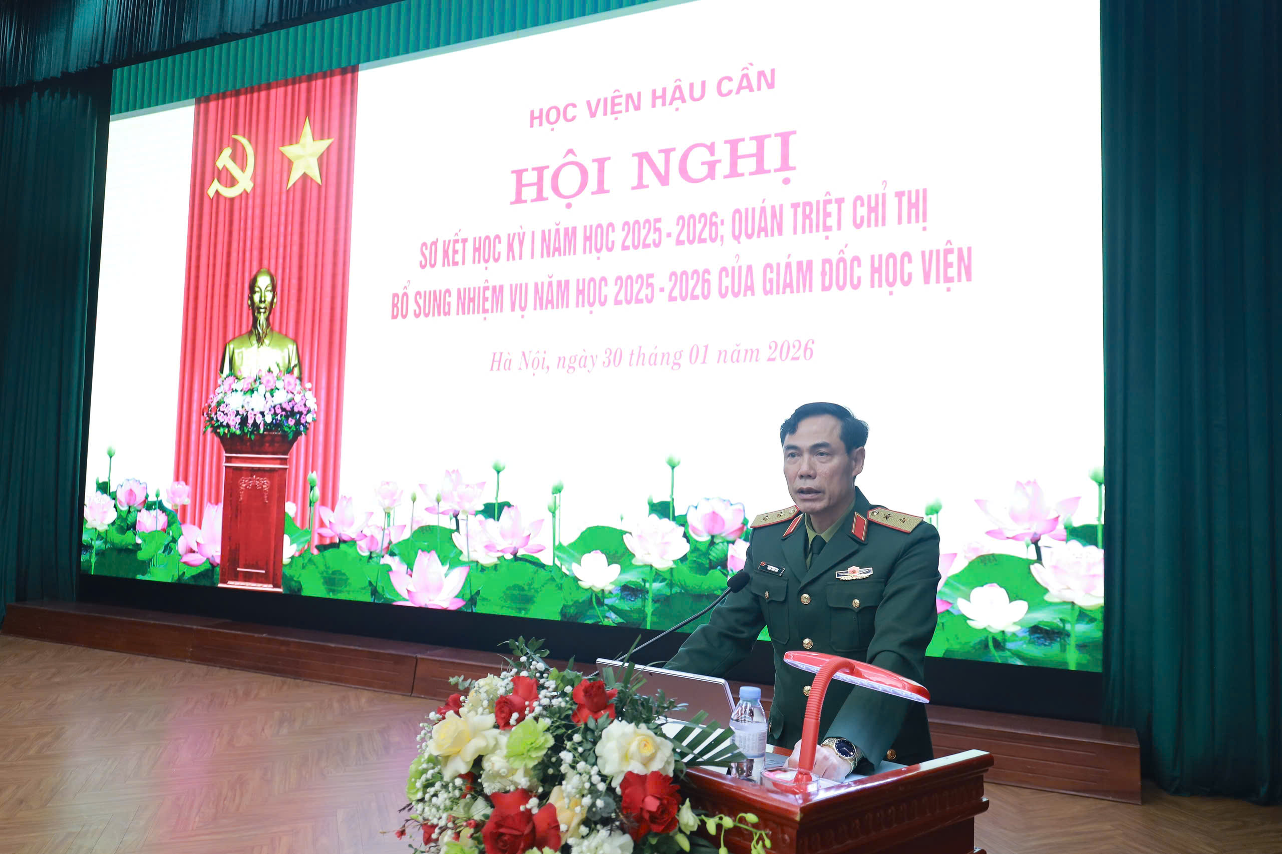 HỌC VIỆN HẬU CẦN TỔ CHỨC HỘI NGHỊ SƠ KẾT HỌC KỲ I NĂM HỌC 2025 - 2026