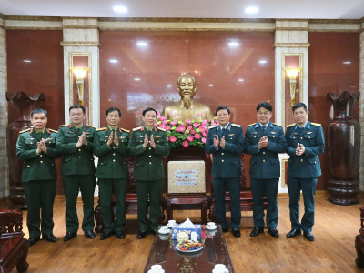 NHIỀU ĐƠN VỊ TRONG TOÀN QUÂN THĂM, CHÚC MỪNG NĂM MỚI HỌC VIỆN HẬU CẦN