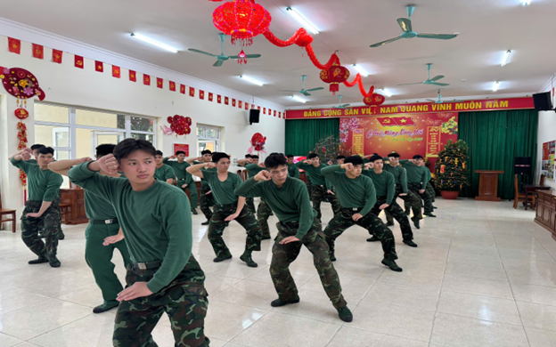 TIỂU ĐOÀN 4 TỔ CHỨC LUYỆN TẬP PHỤC VỤ LỄ RA QUÂN HUẤN LUYỆN VÀ NGÀY CHẠY THỂ THAO QUÂN SỰ KẾT HỢP NGÀY CHẠY OLYMPIC VÌ SỨC KHỎE CỦA TOÀN DÂN NĂM 2026