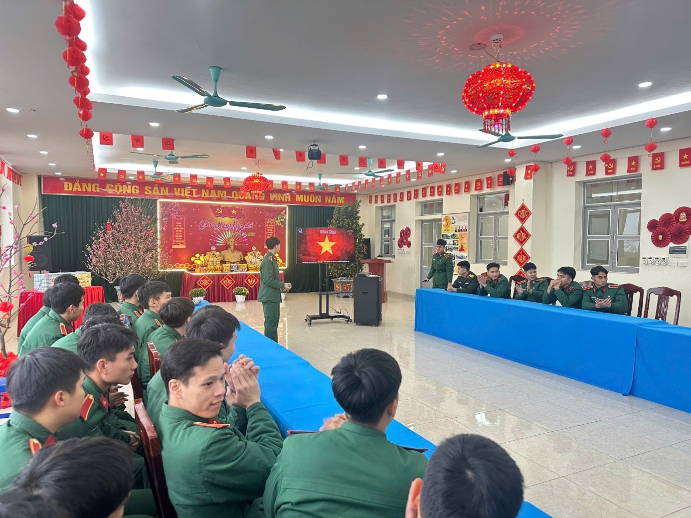 TIỂU ĐOÀN 3 TỔ CHỨC GIAO LƯU VĂN NGHỆ “MỪNG ĐẢNG QUANG VINH, MỪNG XUÂN BÍNH NGỌ 2026”