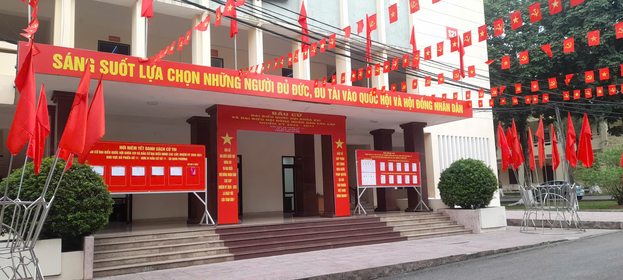 HỌC VIỆN HẬU CẦN CHỦ ĐỘNG CHUẨN BỊ CHO NGÀY HỘI LỚN CỦA TOÀN DÂN