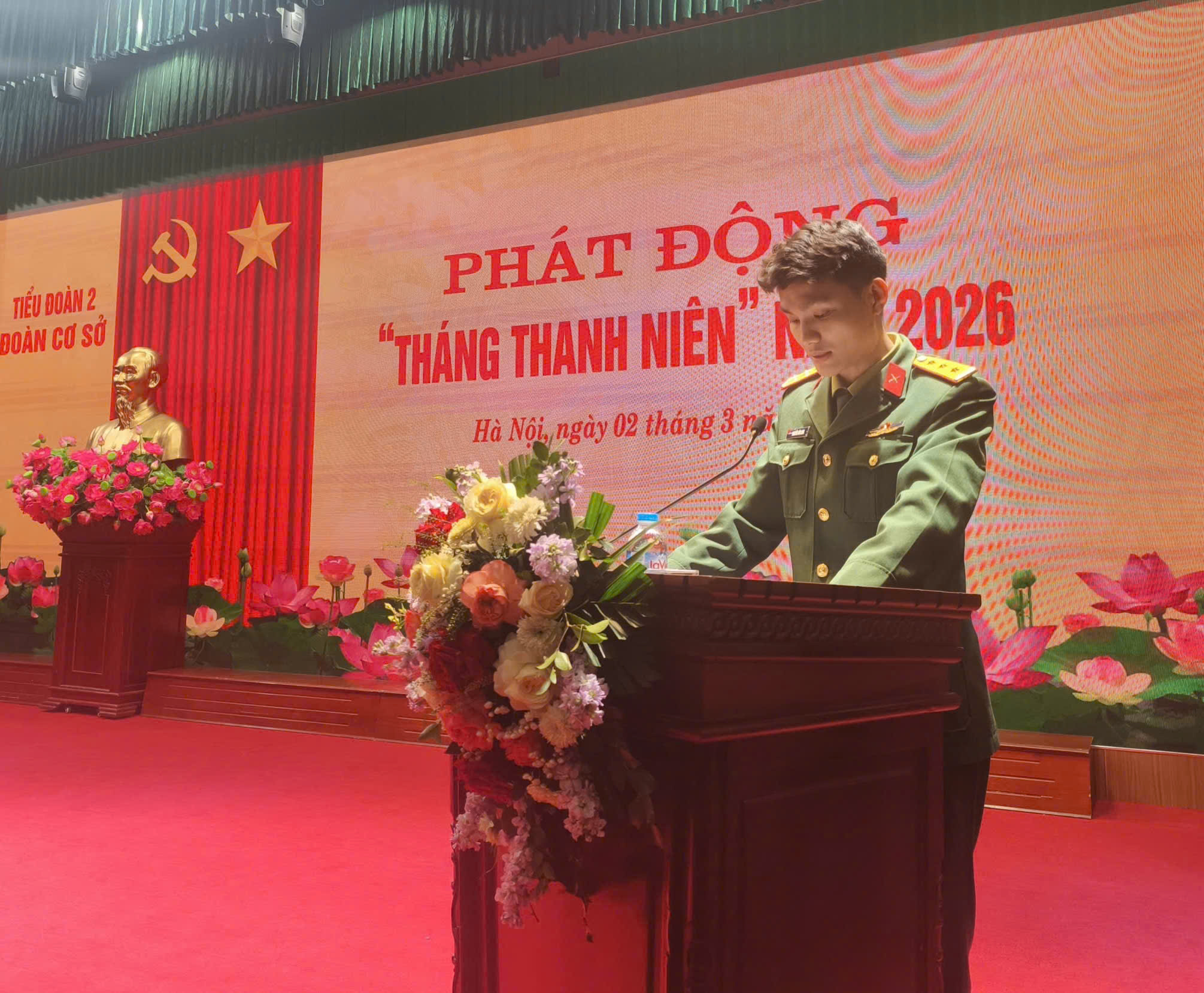 TUỔI TRẺ HỌC VIỆN HẬU CẦN PHÁT ĐỘNG THÁNG THANH NIÊN 2026