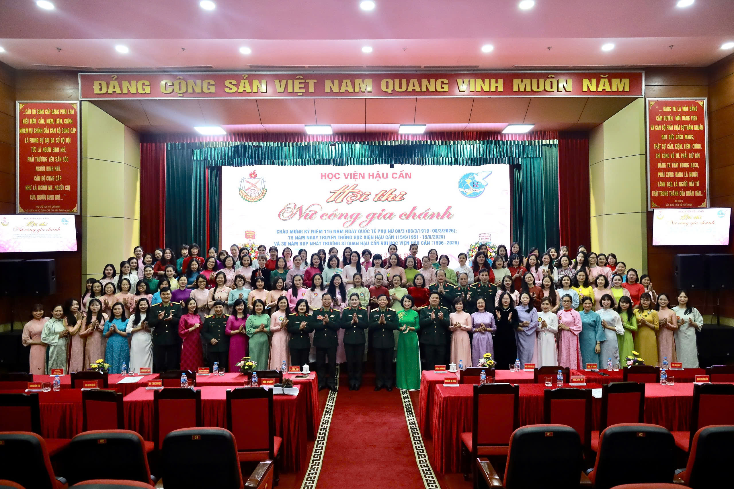 ẤM ÁP “MÂM CƠM SUM VẦY” Ở HỌC VIỆN HẬU CẦN