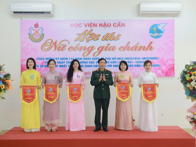 SÔI NỔI HỘI THI “NỮ CÔNG GIA CHÁNH” TẠI HỌC VIỆN HẬU CẦN