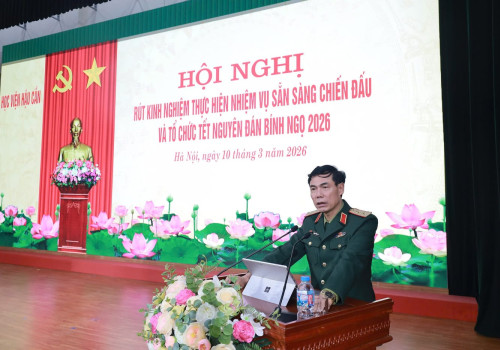 HỌC VIỆN HẬU CẦN RÚT KINH NGHIỆM, NÂNG CAO CHẤT LƯỢNG SẴN SÀNG CHIẾN ĐẤU