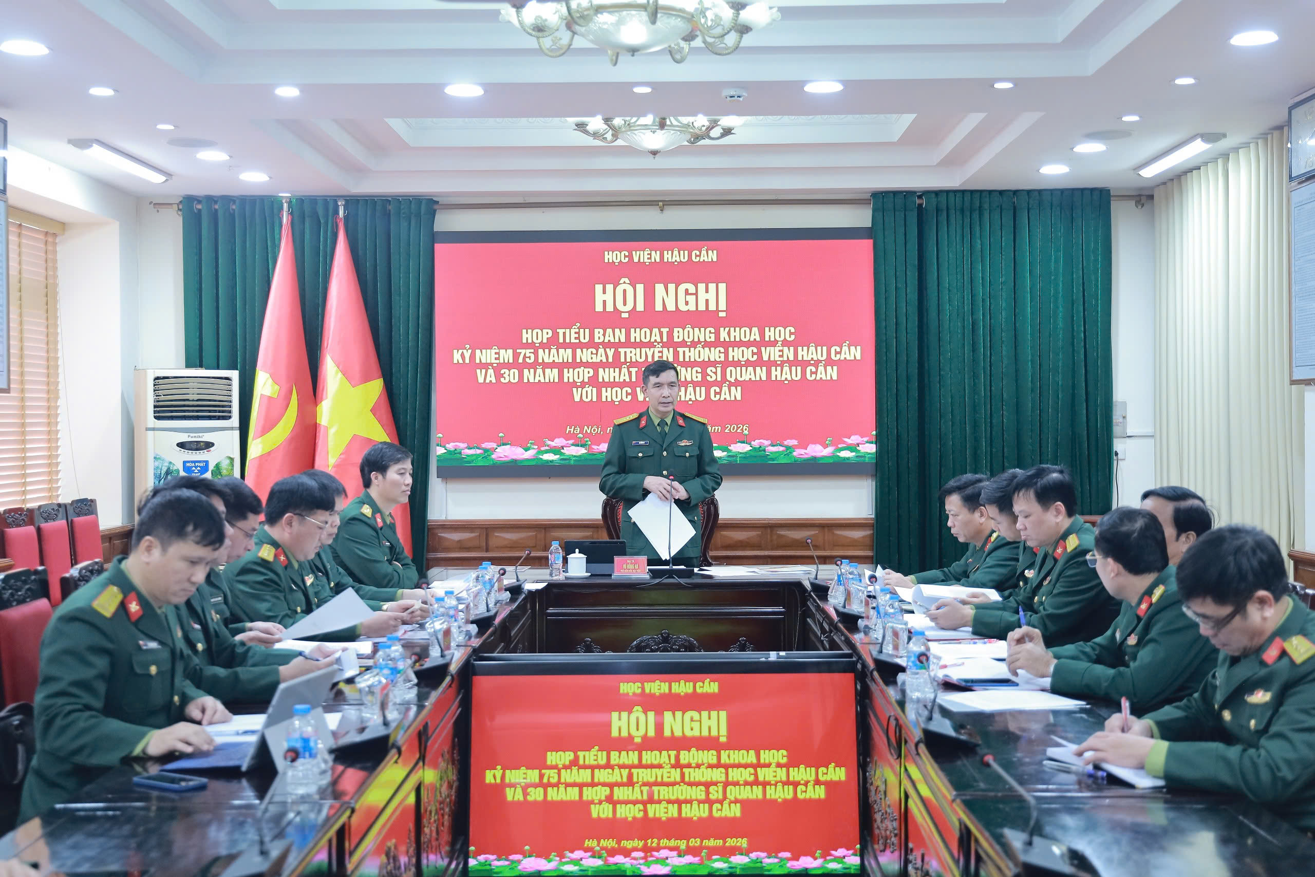 HỌC VIỆN HẬU CẦN GẤP RÚT HOÀN THIỆN CÔNG TÁC CHUẨN BỊ HỘI THẢO KHOA HỌC