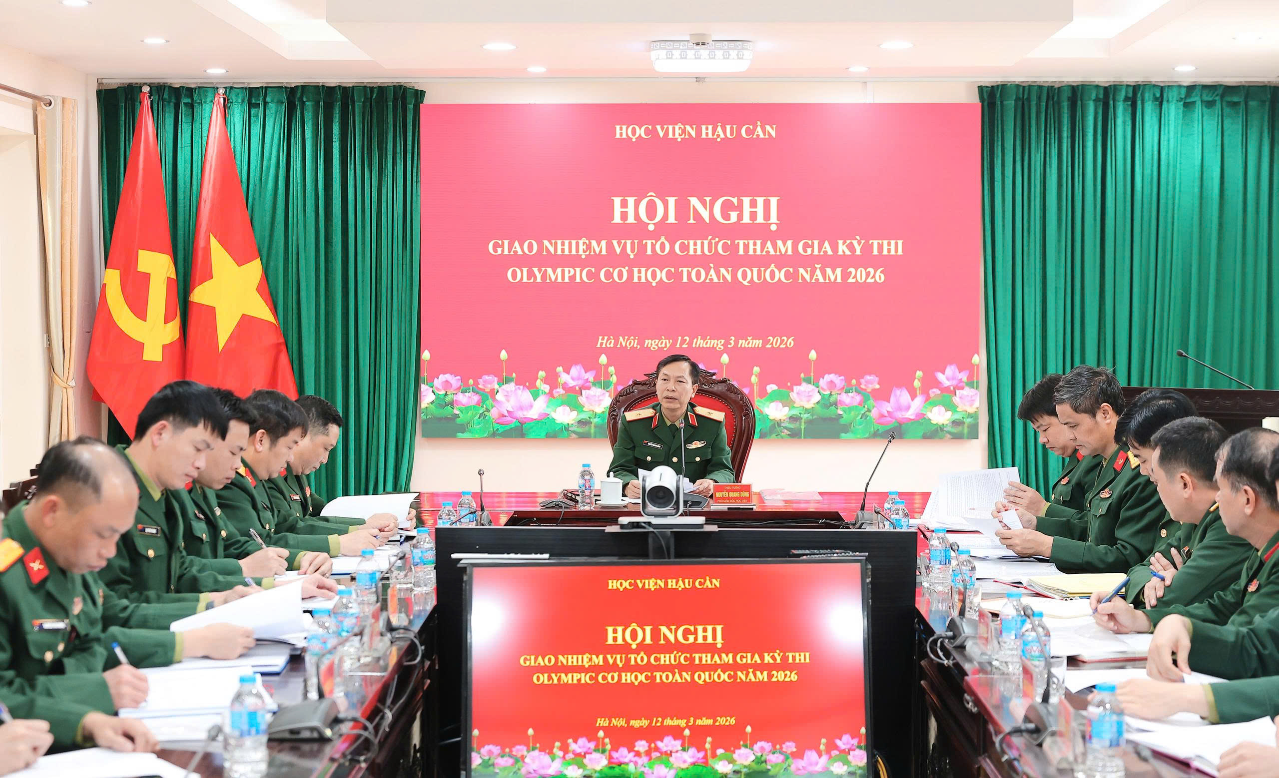 HỌC VIỆN HẬU CẦN QUYẾT TÂM GIÀNH KẾT QUẢ CAO TẠI HỘI THI OLYMPIC CƠ HỌC TOÀN QUỐC NĂM 2026