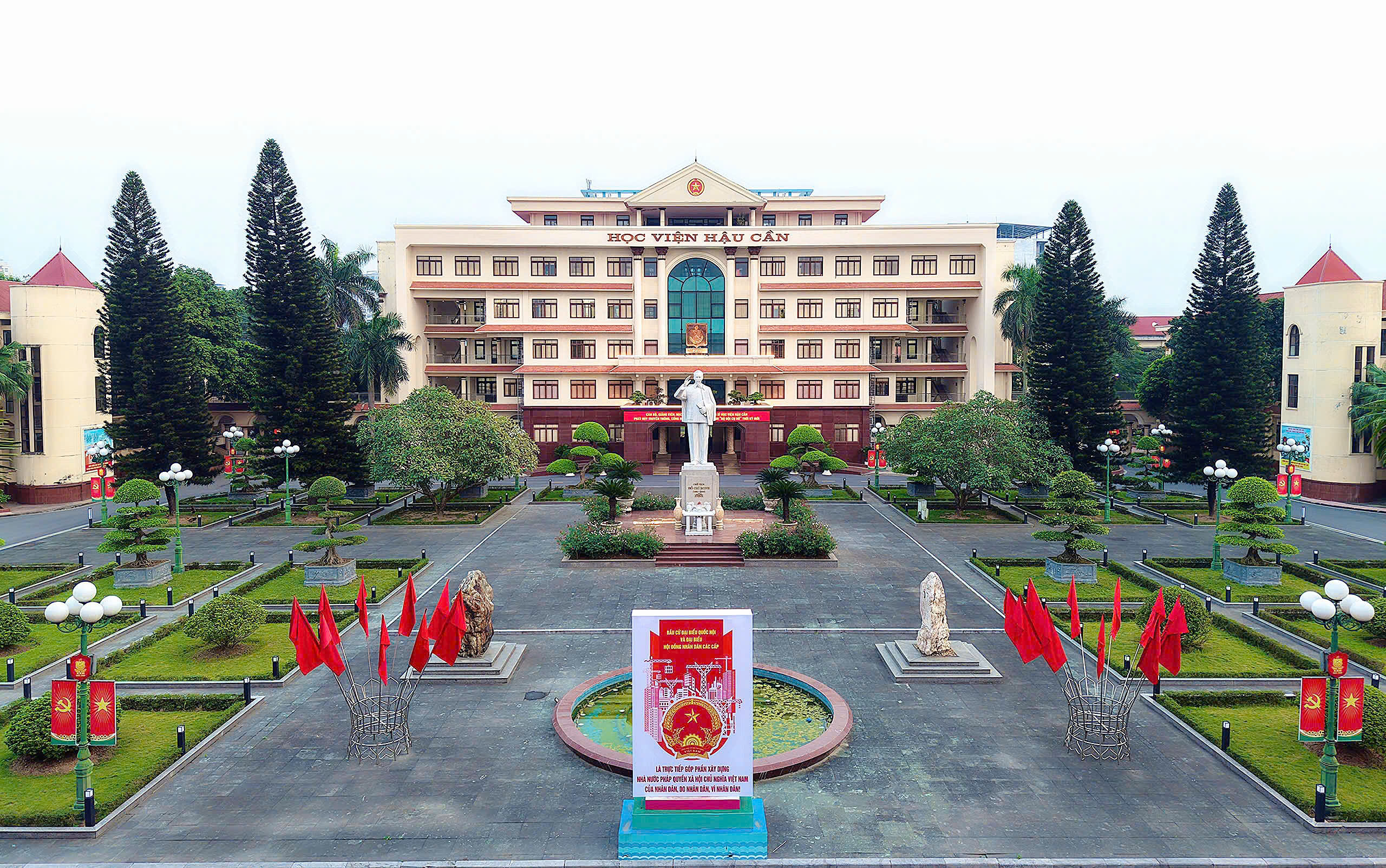 HỌC VIỆN HẬU CẦN SẴN SÀNG CHO NGÀY HỘI LỚN CỦA TOÀN DÂN