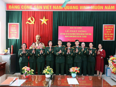 BAN TÀI CHÍNH, HỌC VIỆN HẬU CẦN THI ĐUA CHÀO MỪNG 80 NĂM NGÀY TRUYỀN THỐNG NGÀNH TÀI CHÍNH QUÂN ĐỘI