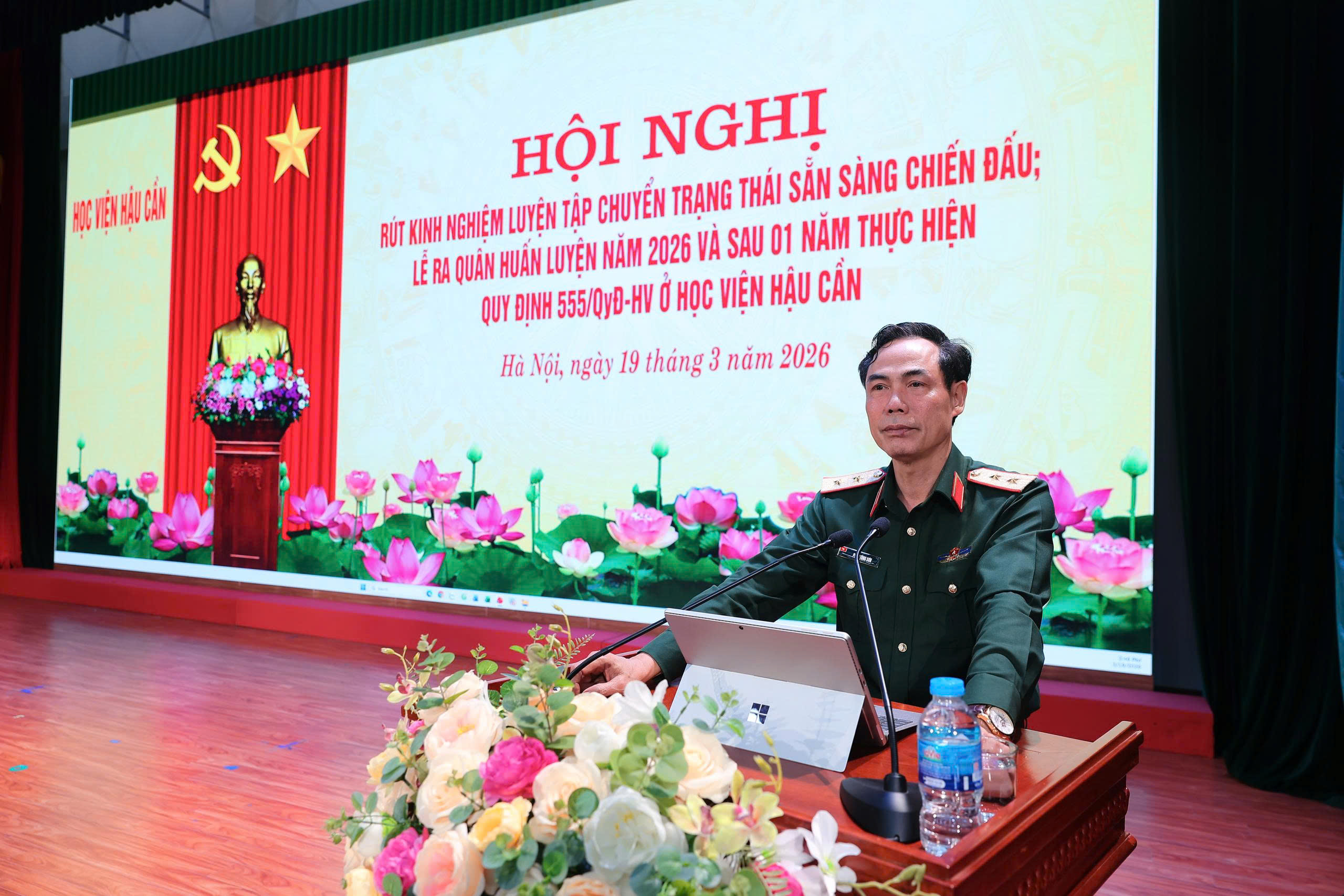 HỌC VIỆN HẬU CẦN RÚT KINH NGHIỆM LUYỆN TẬP CHUYỂN TRẠNG THÁI SSCĐ, RA QUÂN HUẤN LUYỆN NĂM 2026