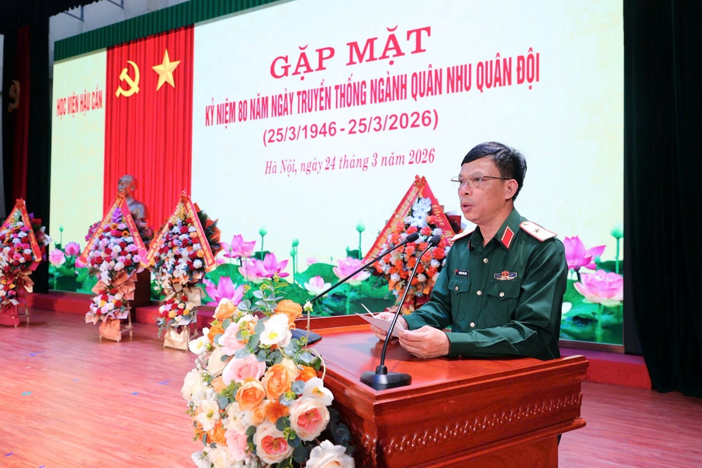 GẶP MẶT KỶ NIỆM 80 NĂM NGÀY TRUYỀN THỐNG NGÀNH QUÂN NHU QUÂN ĐỘI NHÂN DÂN VIỆT NAM