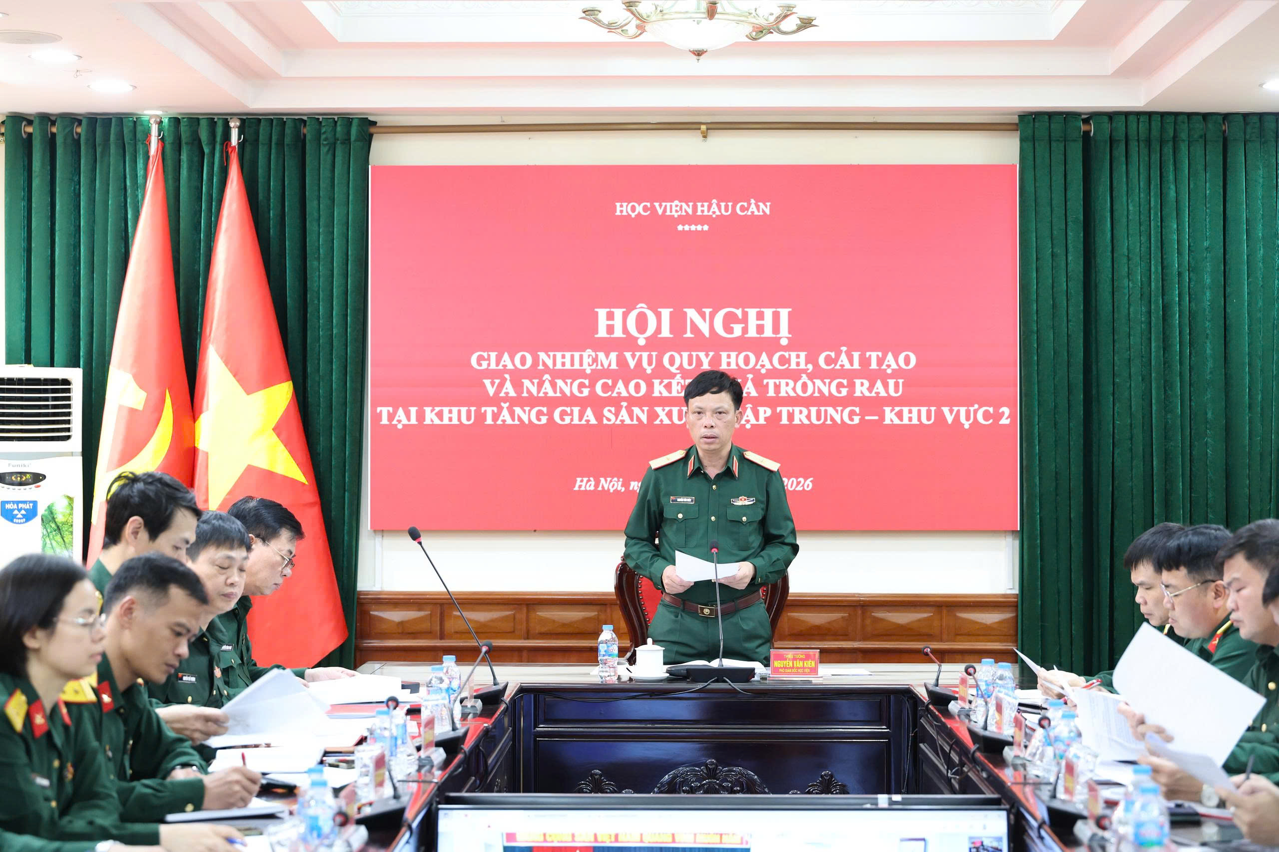 HỌC VIỆN HẬU CẦN: TẬP TRUNG NÂNG CAO CHẤT LƯỢNG TĂNG GIA SẢN XUẤT